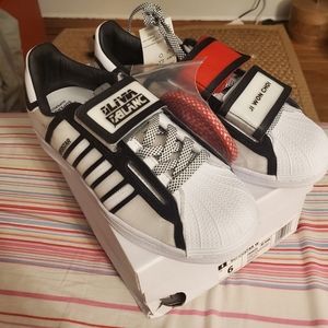 ADIDAS SUPERSTAR JI WON CHOI X OLIVIA OBLANC  SHOES SIZE 6 IN WOMEN